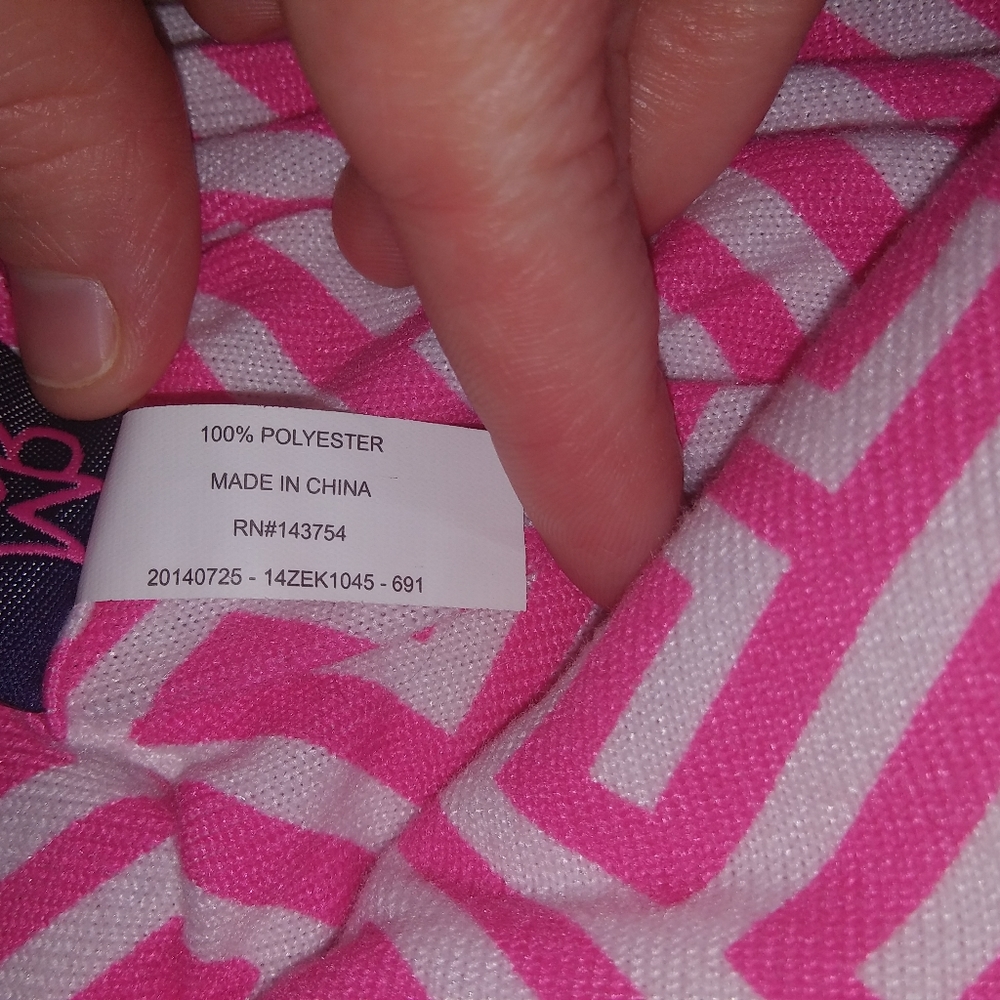 Patterned Monogrammed Infinity Scarf - Picture 2 of 2